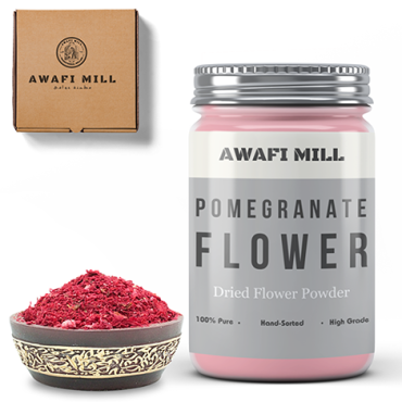 Awafi Mill Pomegranate Flower Powder Punica Granatum 100gm